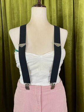 Dickies Black Stretch Suspenders